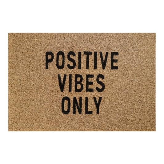 Doormat 60x40 cm mit Aufschrift „Positive Vibes Only“