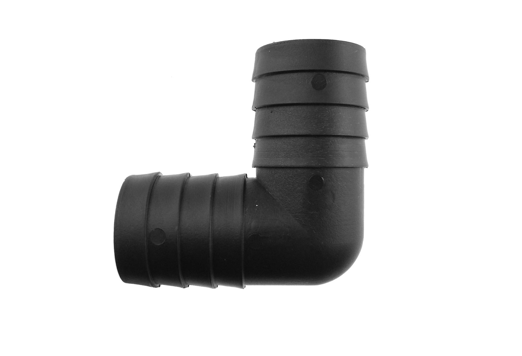 Pond Elbow Connector 40mm, black 90° pipe fitting with spigot ends