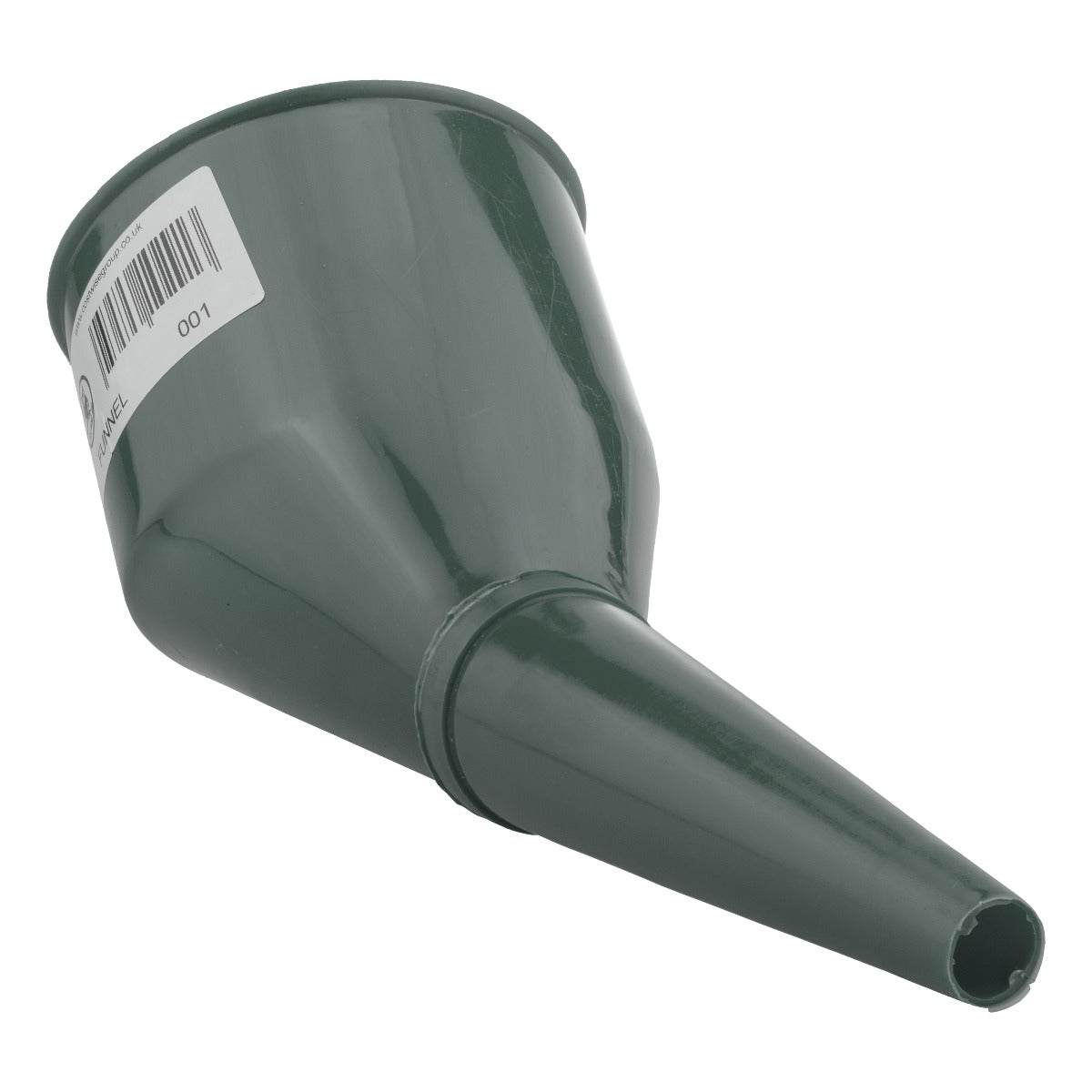Gray funnel spout with side nozzle opening