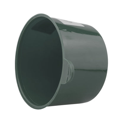 Round funnel base with wide opening, gray angled fuel funnel