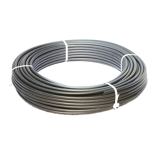 Irrigation pipe coil, 13/16 mm, dark gray/black tubing