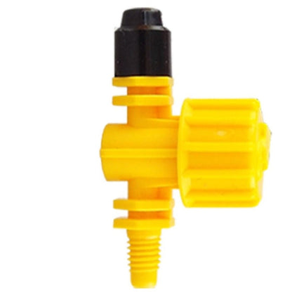 Antelco Vari-Jet 90° black cap yellow base irrigation sprinkler nozzle