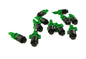 Antelco micro spray jets: green winged nozzles, 90° angle, black inserts