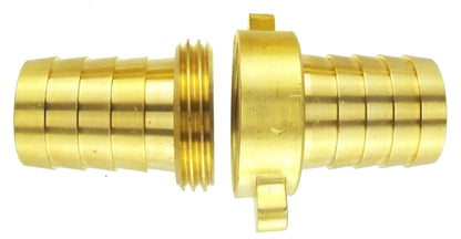 Brass 13mm pipe swivel joiner with internal thread ends
