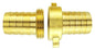 Brass 13mm pipe swivel joiner with internal thread ends