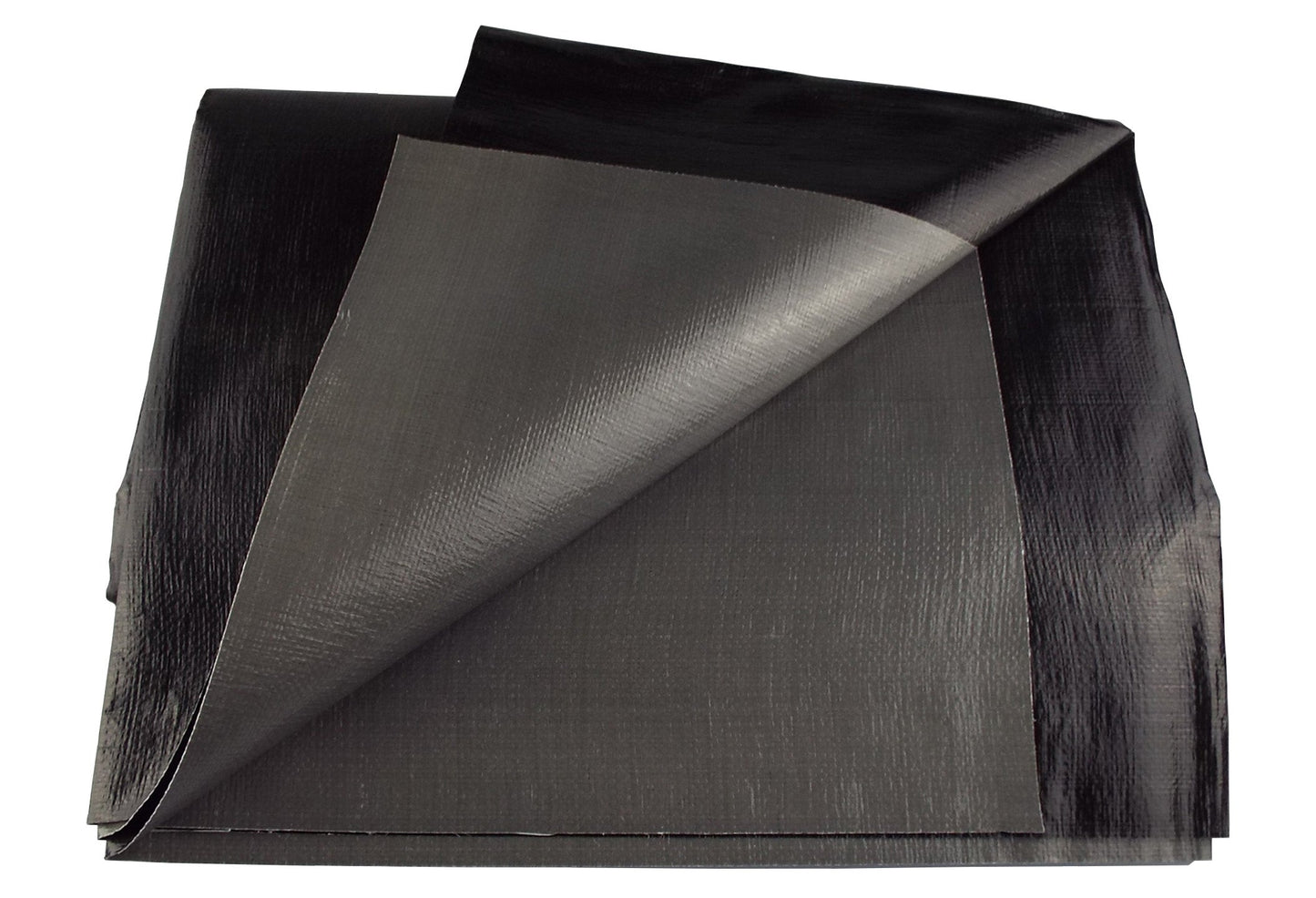 L-Grade pond liner 3m x 3m with fold showing inner light-grey side