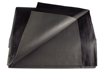 Black Pond Liner L-Grade with folded layers and metallic underside