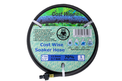 Cost Wise soaker hose 7.5m pack: porous pipe with connector