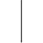Rigid riser 300 mm with quick thread adaptor, black metal tube