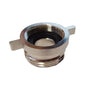 Kitchen tap adaptor with female fine thread and cross handle for connection