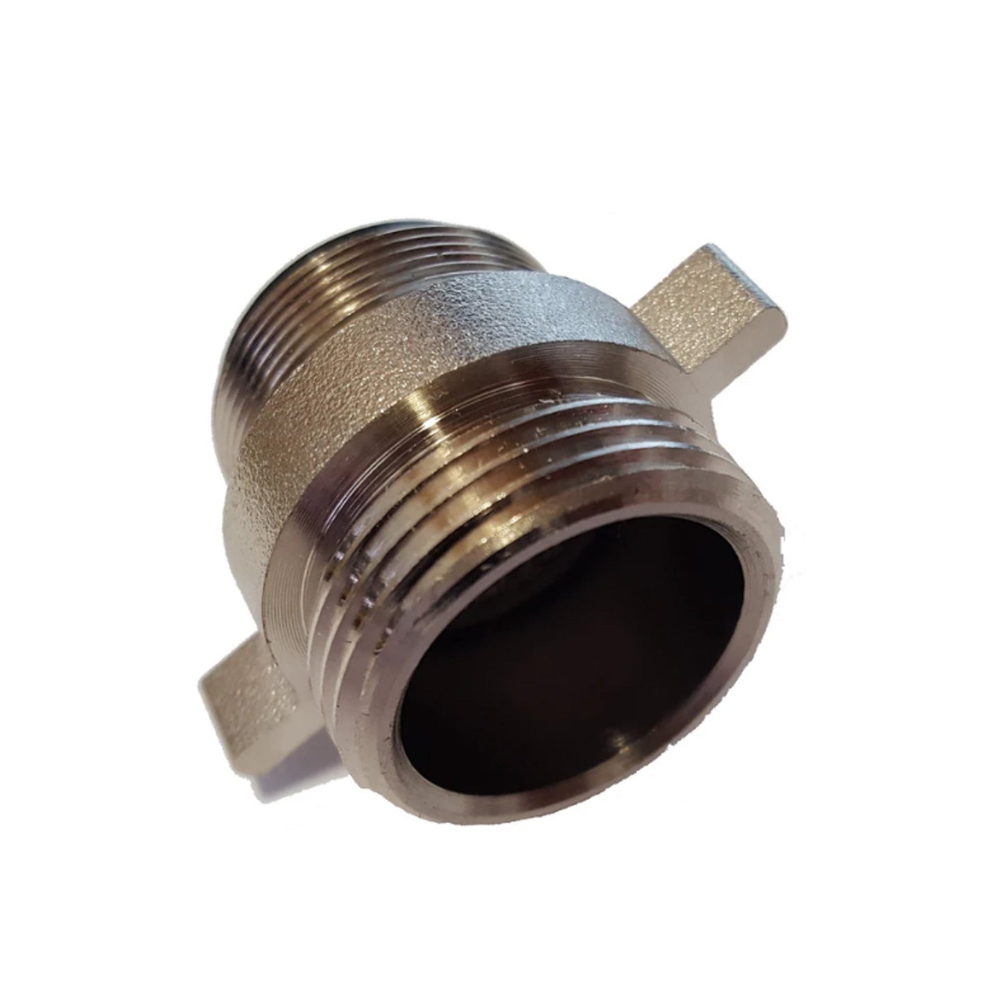 Kitchen tap adaptor in metallo, filetti maschio fini e attacchi a alette