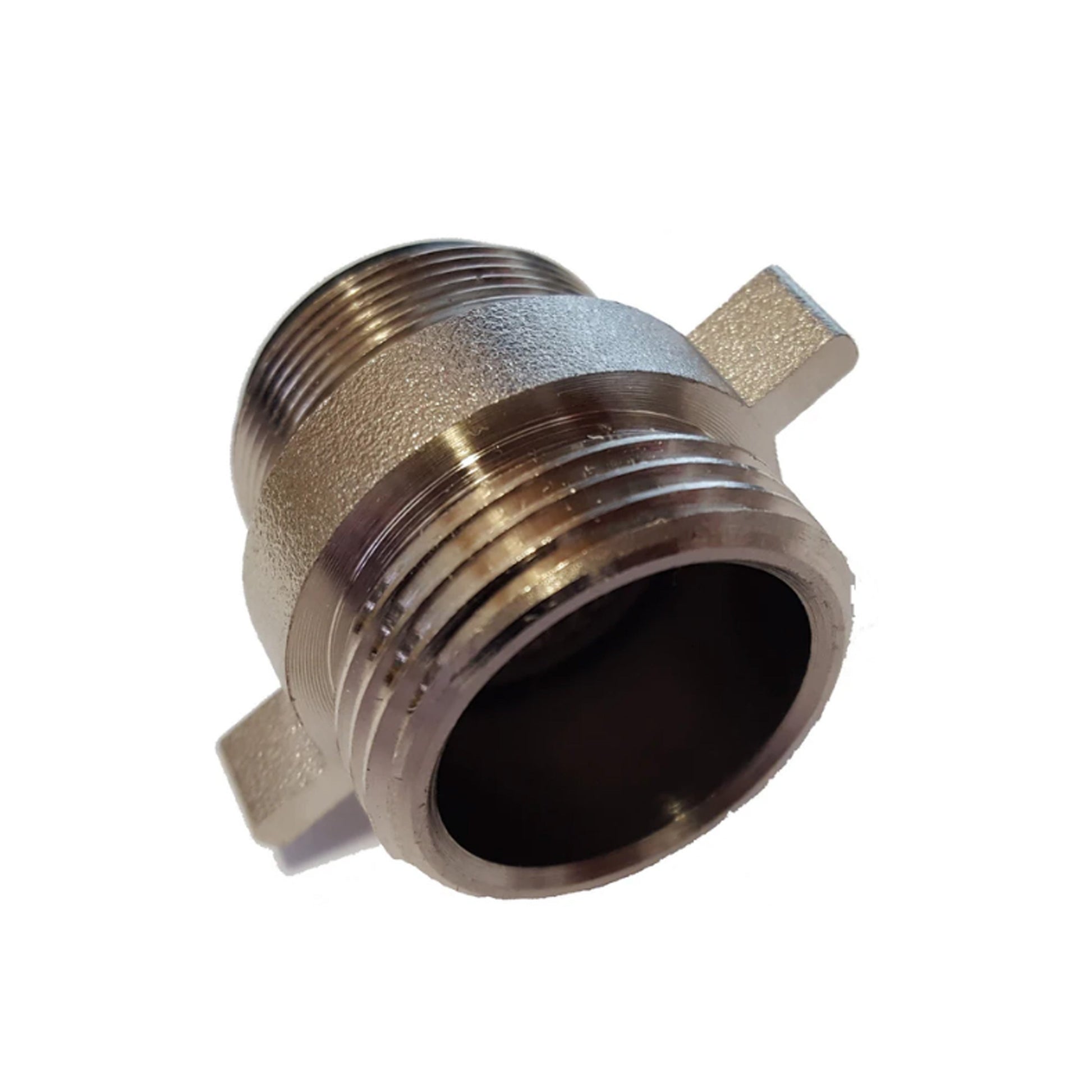 Kitchen tap adaptor in metallo, filetti maschio fini e attacchi a alette