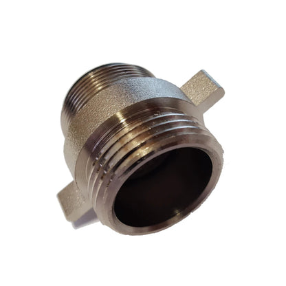 Kitchen tap adaptor in metallo, filetti maschio fini e attacchi a alette