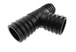 Pond Tee Connector 25mm: black barbed hose connector with 3-way Y-joint