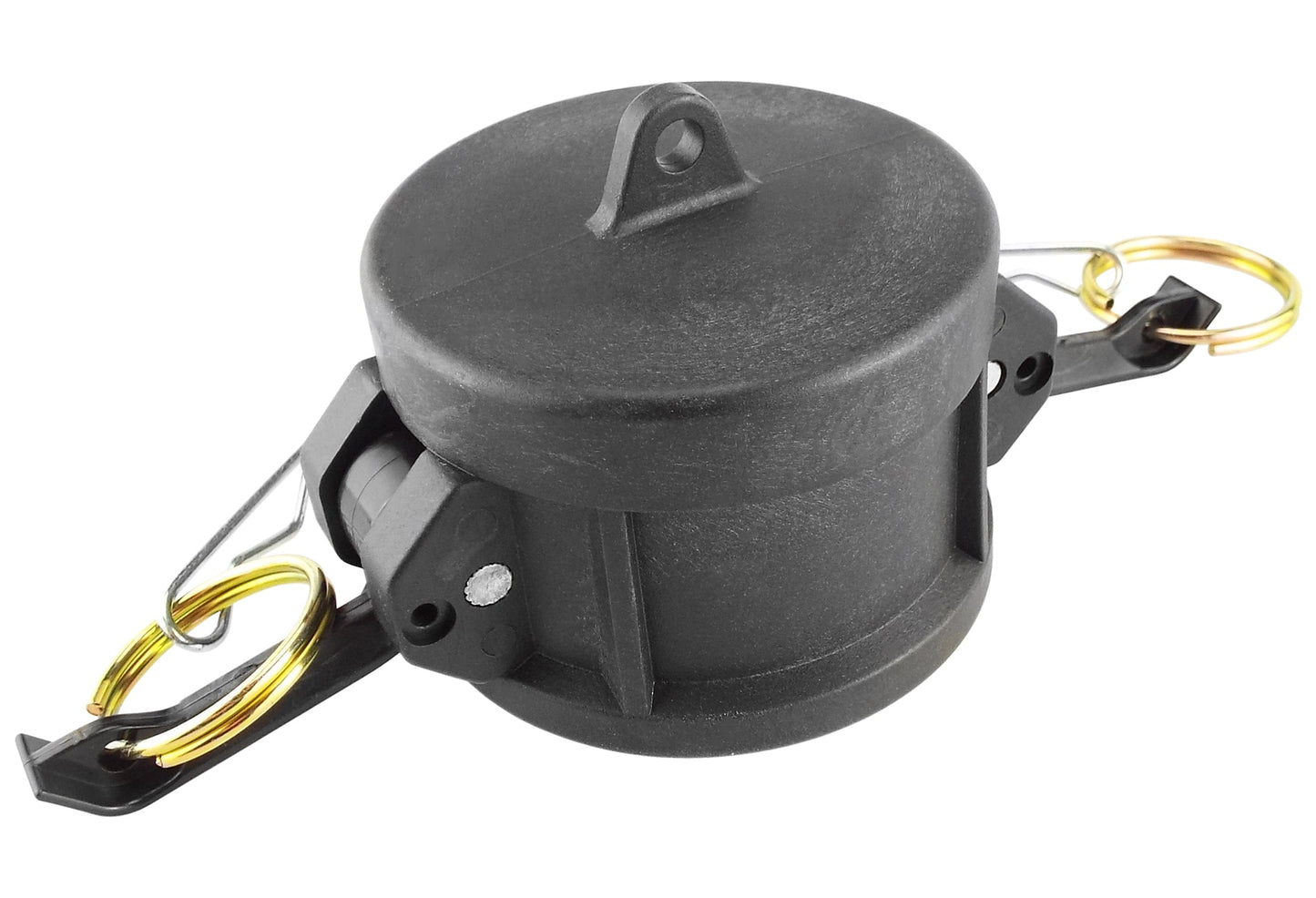 Camlock-Typ DC 3/4-Zoll mit schwarzem Gehäuse und gelben Steckringen