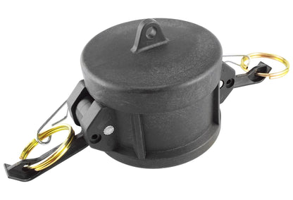 Camlock-Typ DC 3/4-Zoll mit schwarzem Gehäuse und gelben Steckringen