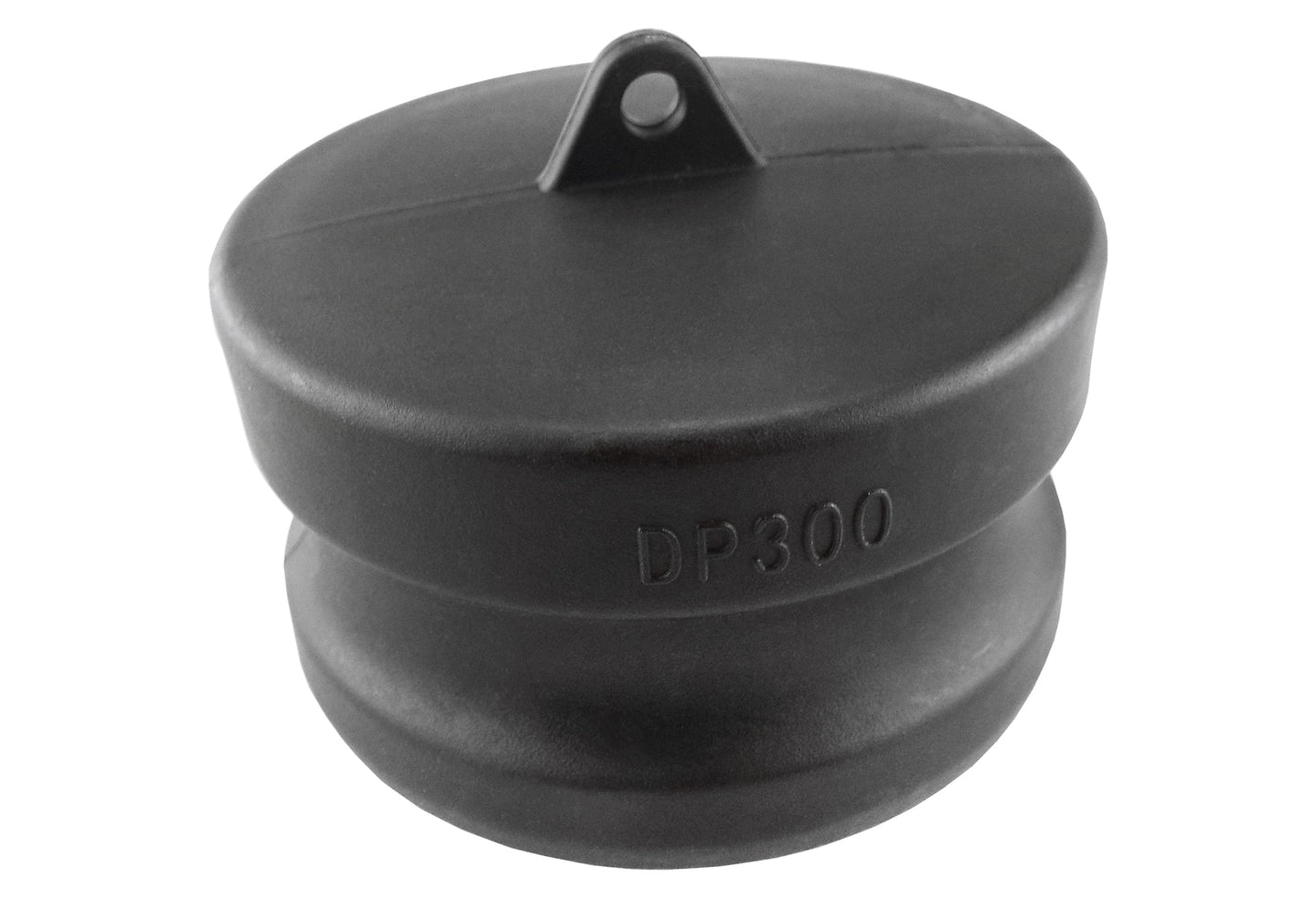 Camlock DP 3/4" end fitting, black cap with DP300 marking