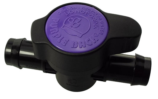 Antelco Purple Back valve 19 mm with purple cap and black body